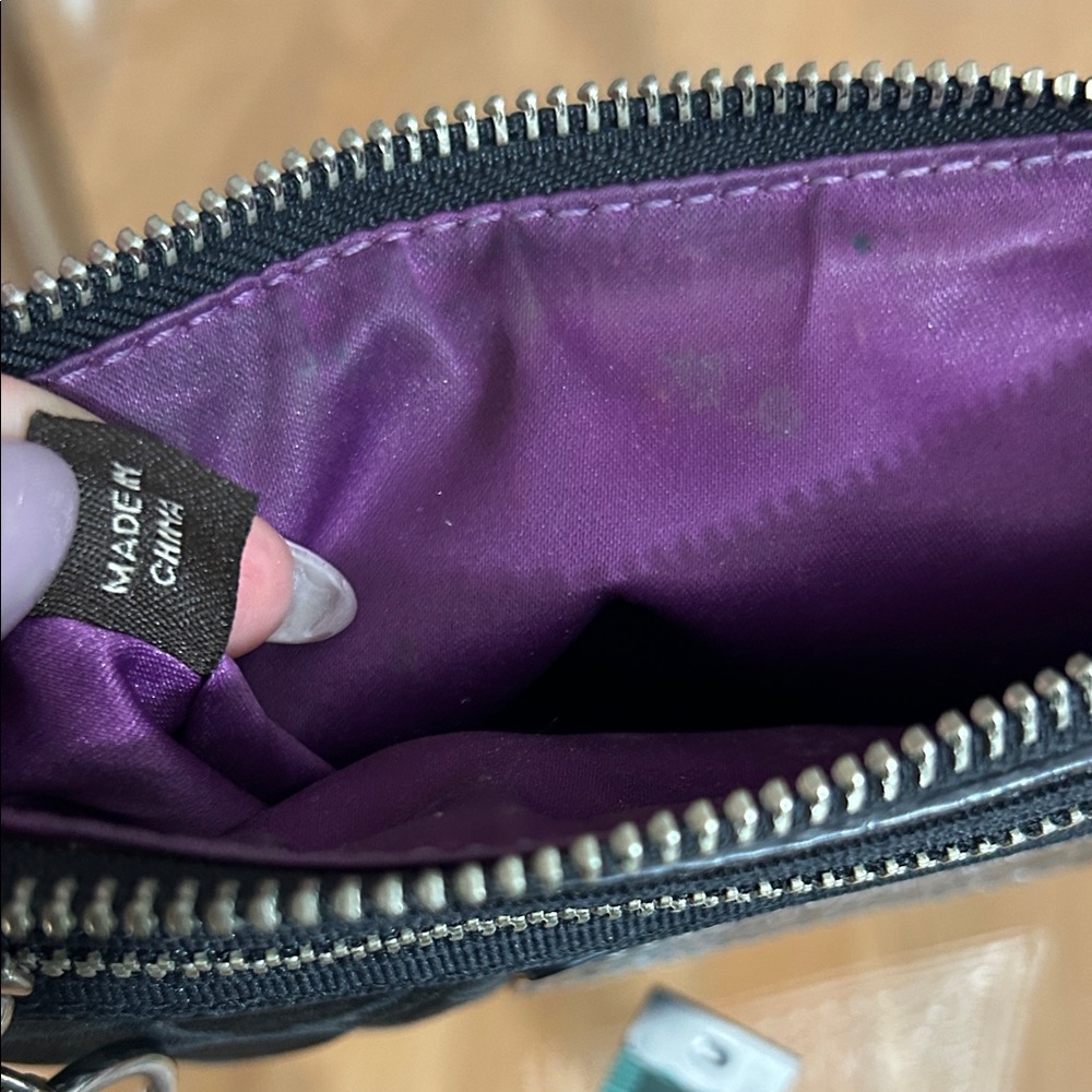 Coach Poppy Vintage Black Mini Shoulder Bag - Picture 8 of 11